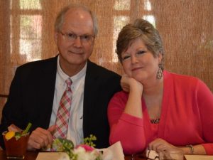 Lee Long with her husband Don Long the day of their daughter's wedding.