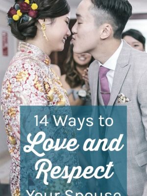 A healthy marriage is based on mutual love and respect. Follow these easy ideas to love and respect your spouse! #Christianity #strongmarriage